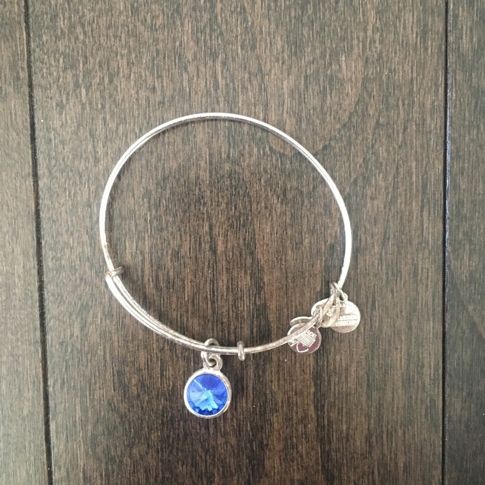 Alex and Ani September birthstone bracelet